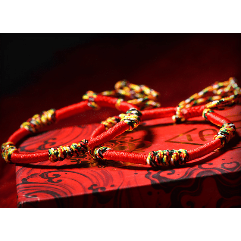 Gluck-Buddhistisches-Knoten-Armband