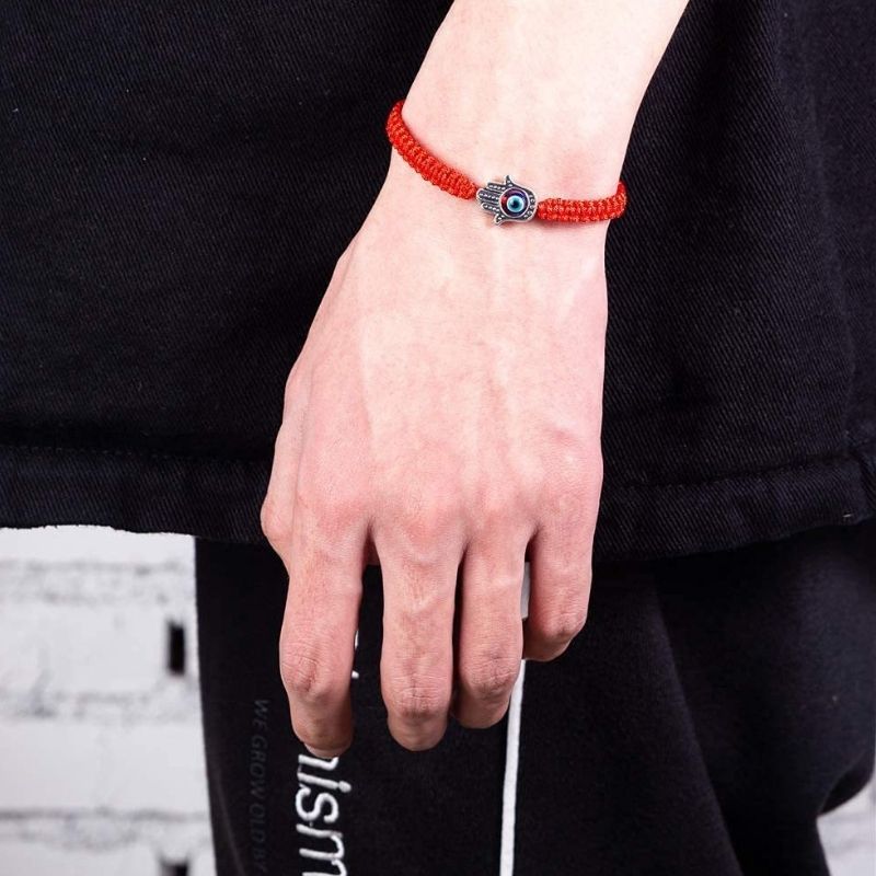 Rotes-Hamsa-Armband