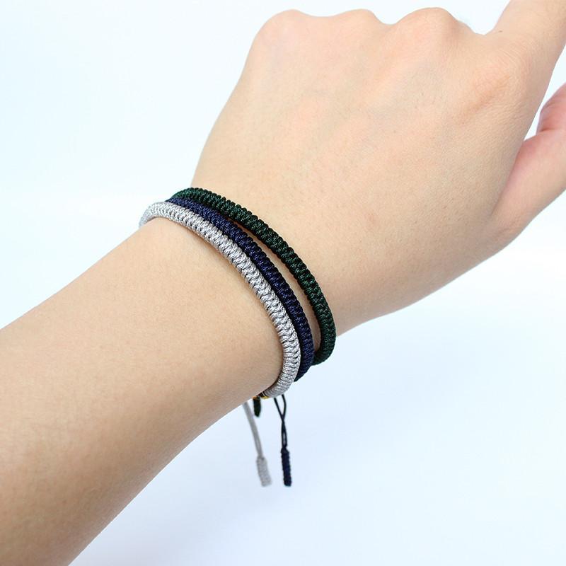 Tibetisches Knotenarmband handgemacht - Für Frieden & Harmonie