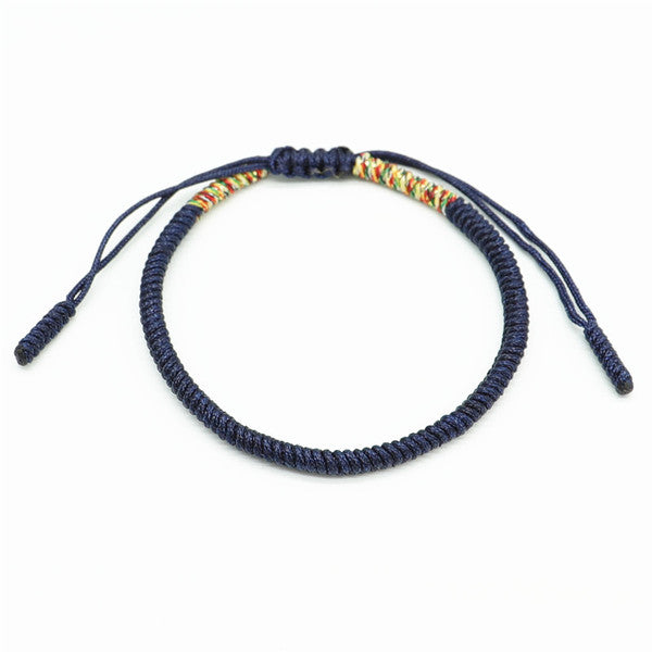 Tibetisches Knotenarmband handgemacht - Für Frieden & Harmonie
