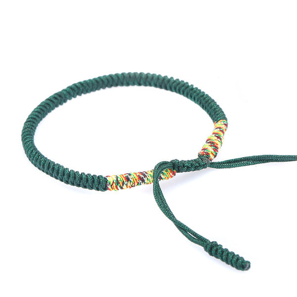 Tibetisches Knotenarmband handgemacht - Für Frieden & Harmonie
