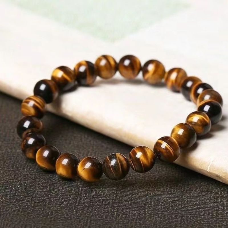 Gold -Tigerauge -Armband