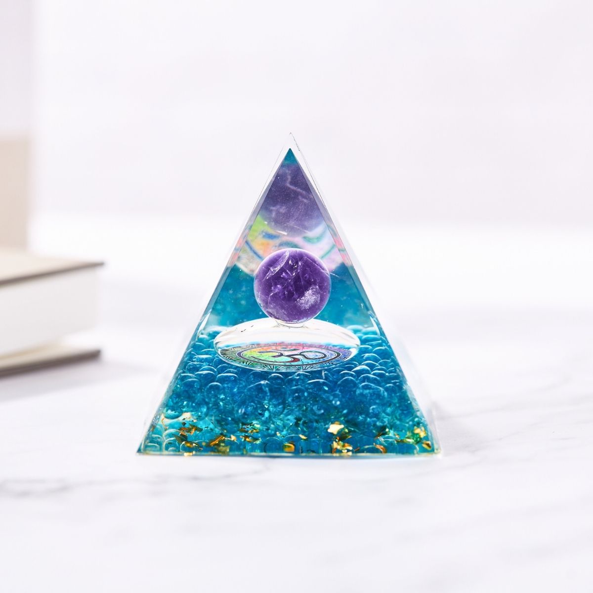  Orgon-Kristall-EMF-Schutz-Pyramide