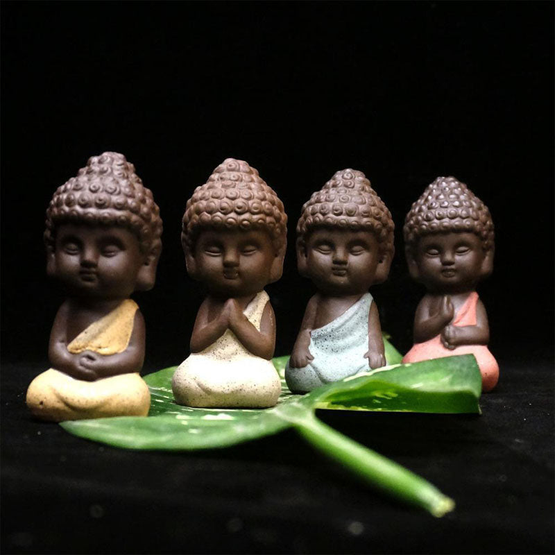 Mini-Buddha-Statuen