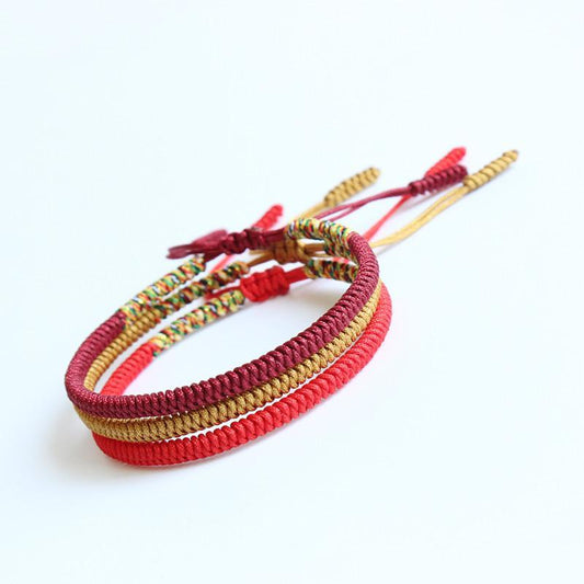 Tibet Knotenarmband handgemacht - Für Sicherheit & Kraft