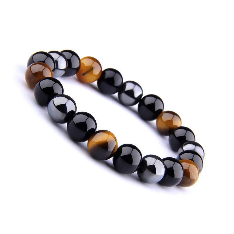 Hämatit -Tigerauge -Armband