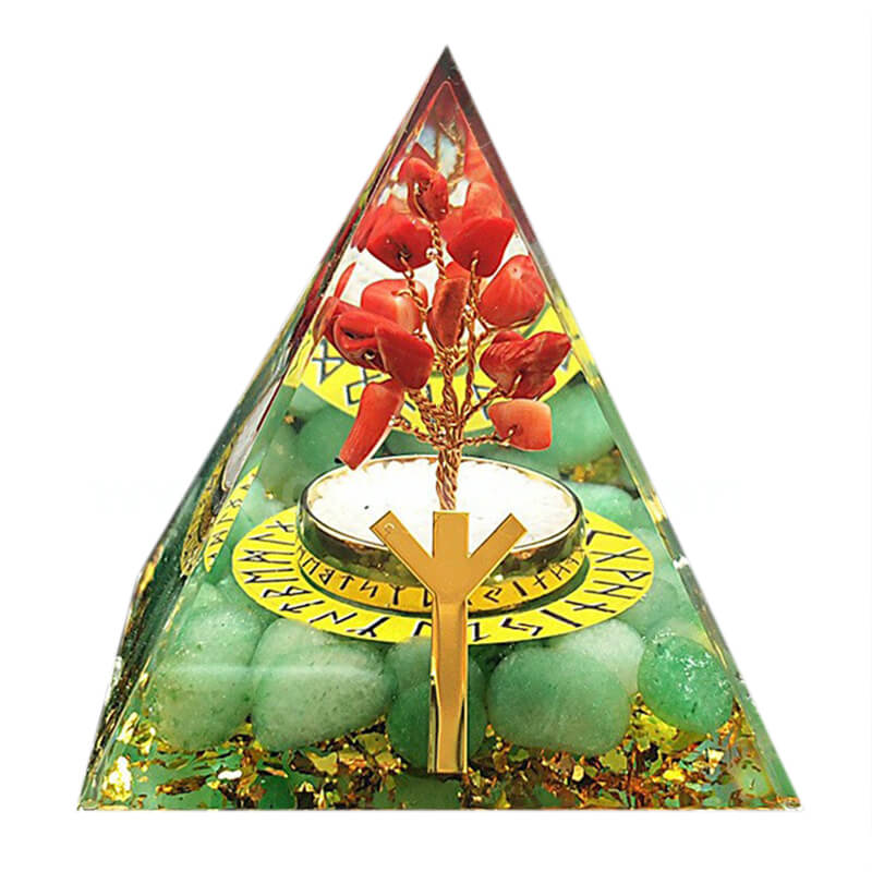 Runen Algiz Orgonit Pyramide