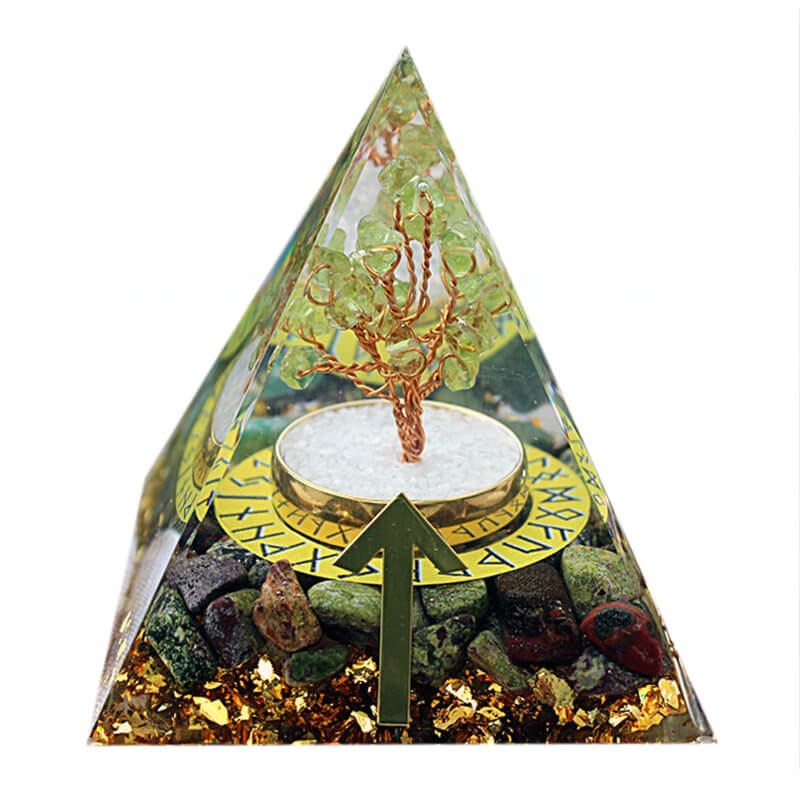 Runen Teiwaz Orgonit Pyramide