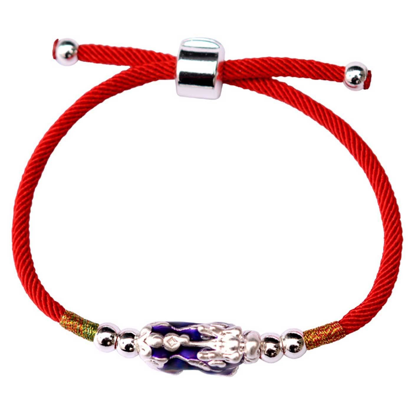 Farbveränderndes Pixiu Armband - Handgewebte Schnur