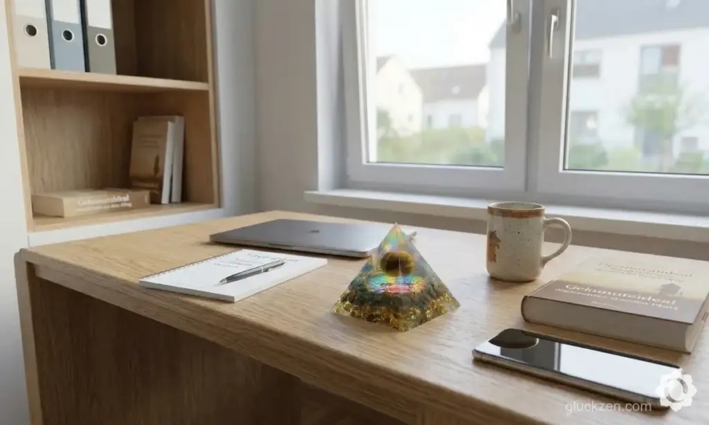 Orgonit-Pyramide-Konzentration-beim-Arbeiten-Obsibian