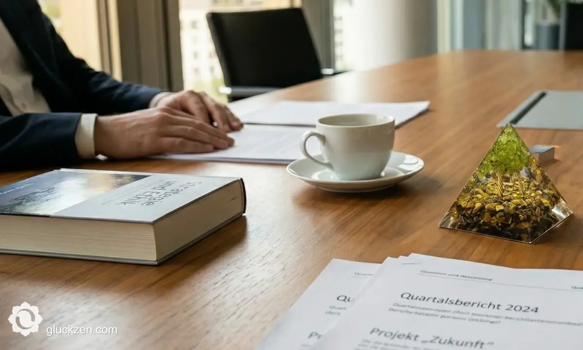 Tigerauge-Orgonit-Pyramide-Konzentration-beim-arbeiten