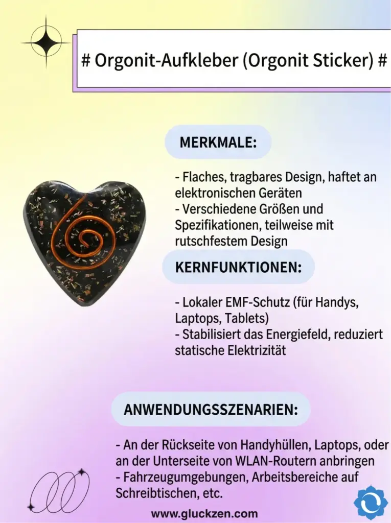 Orgonit-sticker-common-forms-energy-effects