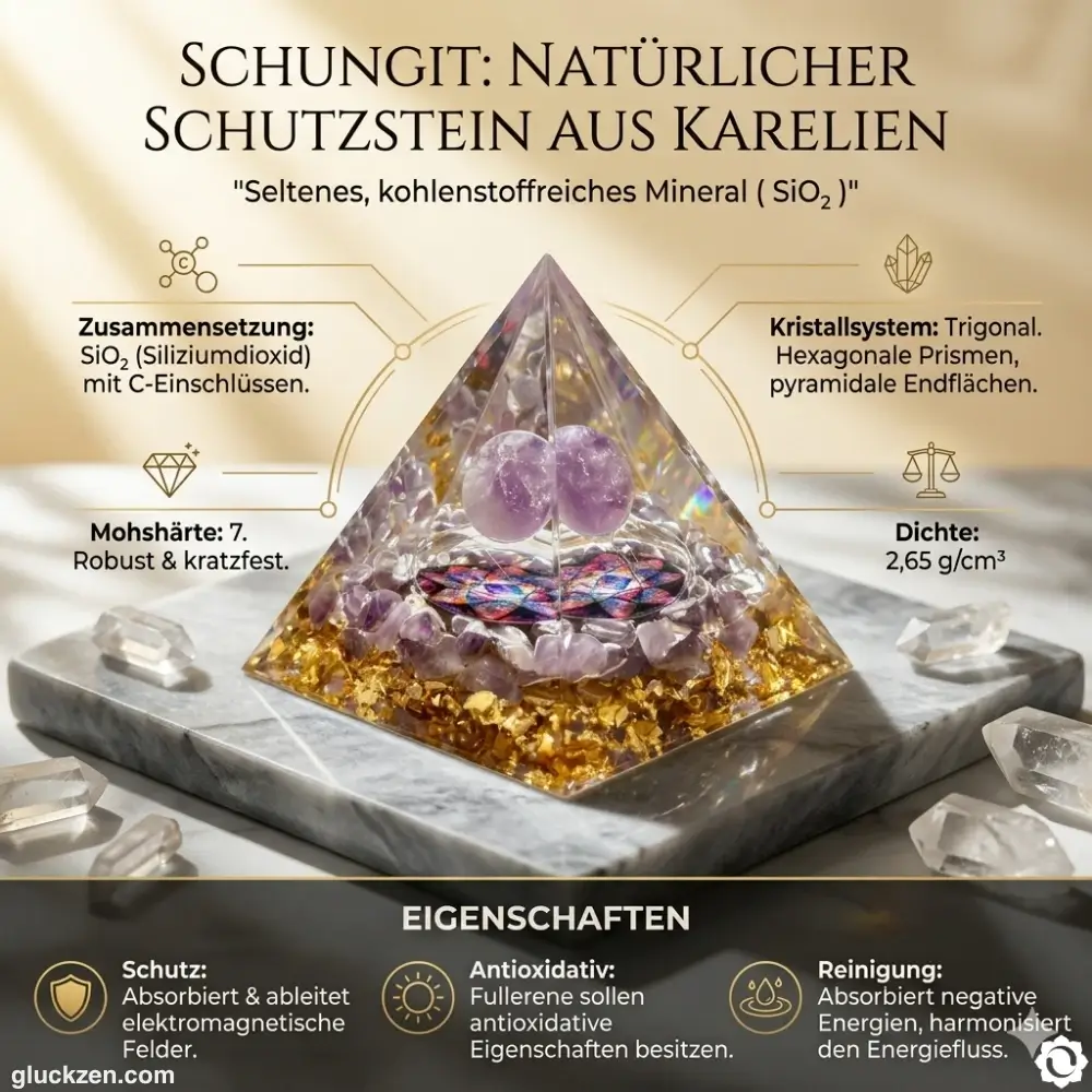 Schungit-VS-Orgonit-pyramide-einführung-eigenschaften-verwendung