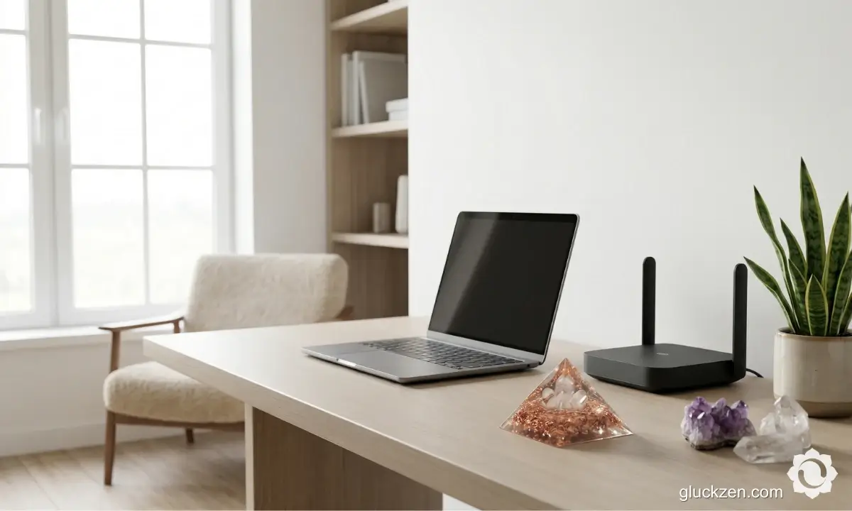 orgonit-pyramide-amethyst-bergkristall-WLAN-Router