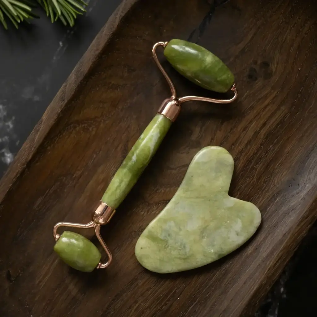 Jade-Guasha-Roller-set